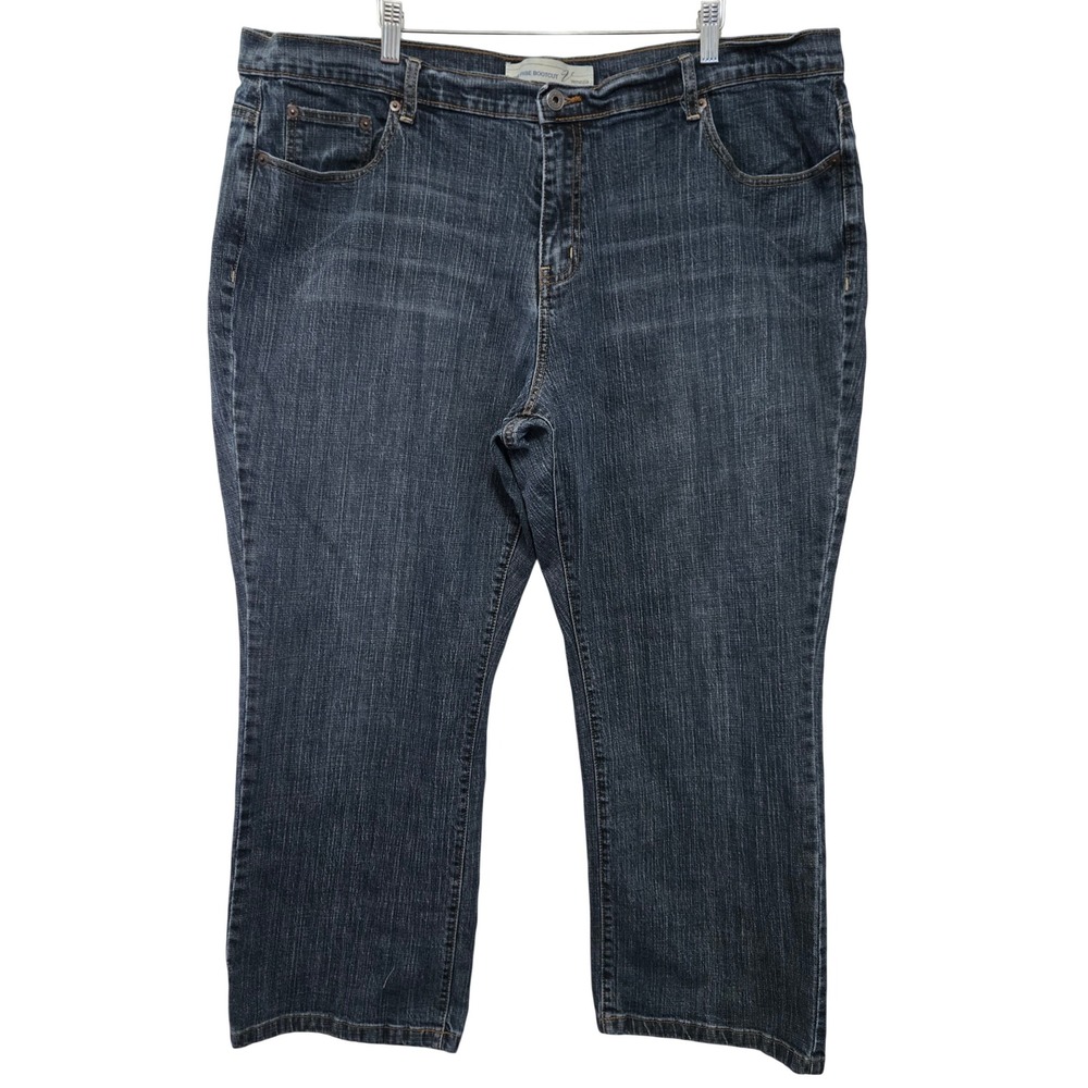 Venezia Jeans Womens 24P Classic Low Rise Bootcut Medium Wash Denim Blue Pants